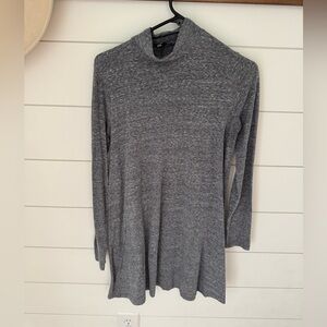 Forever 21 Grey Turtleneck Long Sleeve Dress
